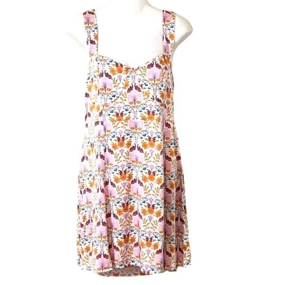 NWT Free People Sasha Mini Dress Ivory Combo - Picture 3 of 15